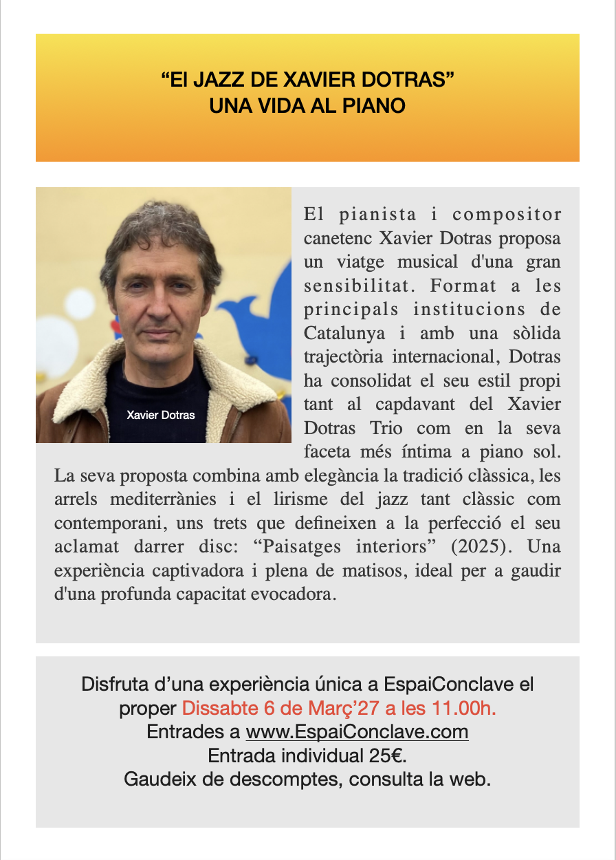 xavier dotras, poster