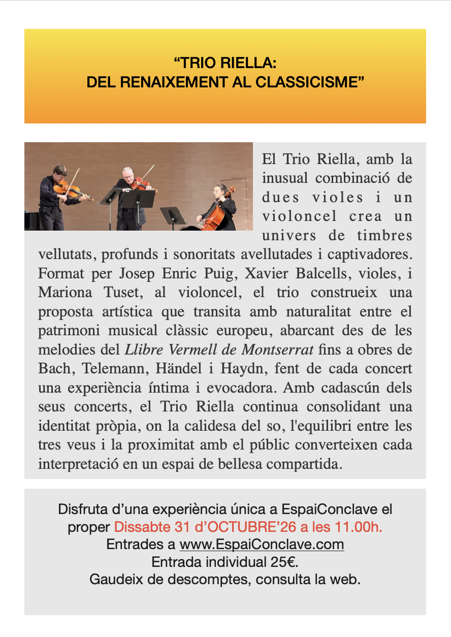 trio riella, poster